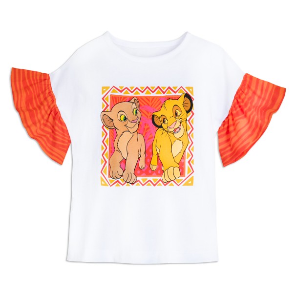 Simba and Nala Fashion T-Shirt for Girls – The Lion King