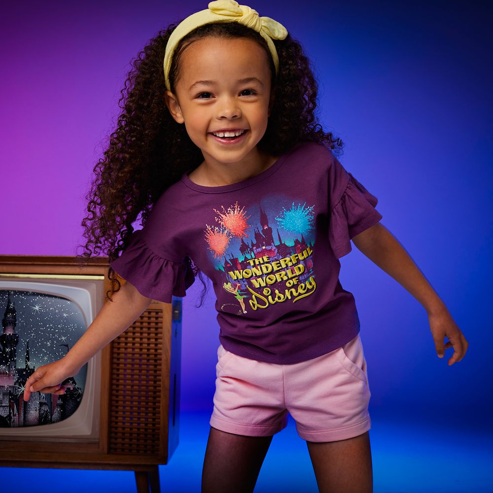 Tinker Bell Top for Girls &ndash; The Wonderful World of Disney &ndash; Disney100