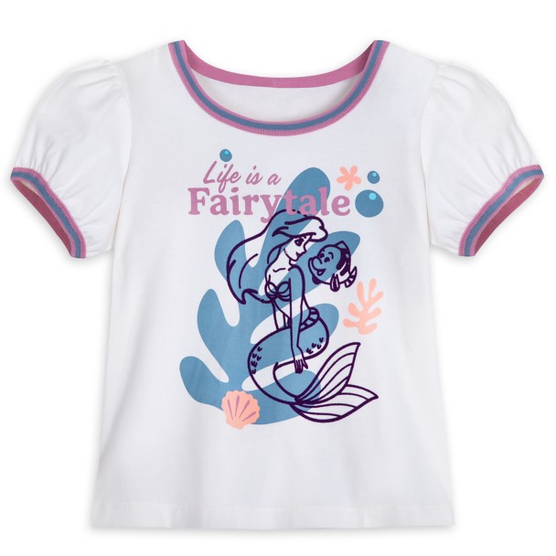 Ariel and Flounder Fashion Top for Girls – The Little Mermaid