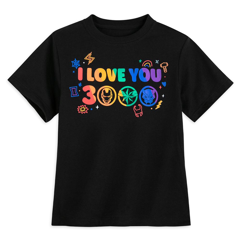 Marvel ”I Love You 3000” T-Shirt for Kids – Marvel Pride Collection – Get It Here