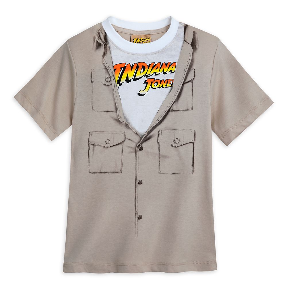 Indiana Jones Faux Button Shirt T-Shirt for Kids