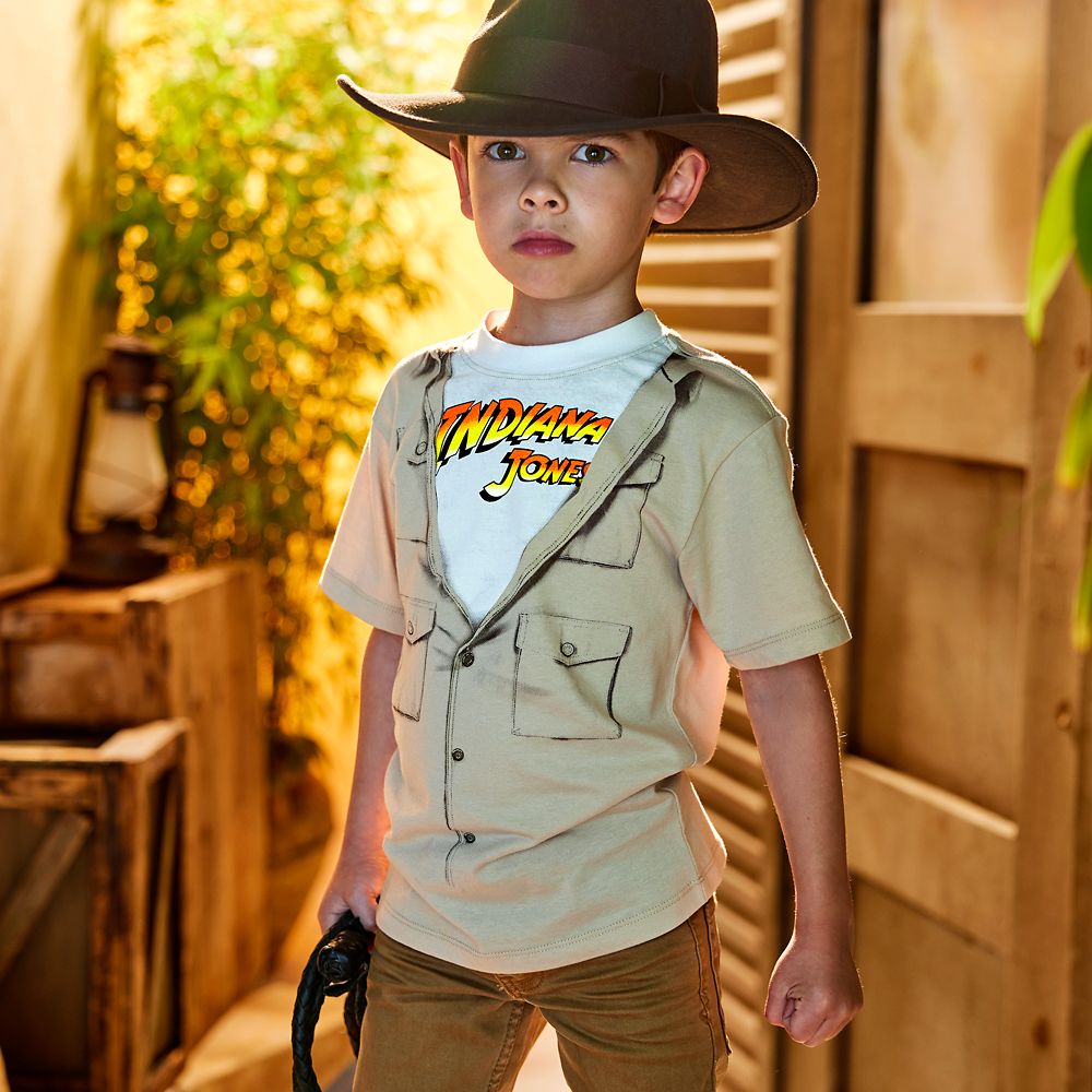 Indiana Jones Faux Button Shirt T-Shirt for Kids