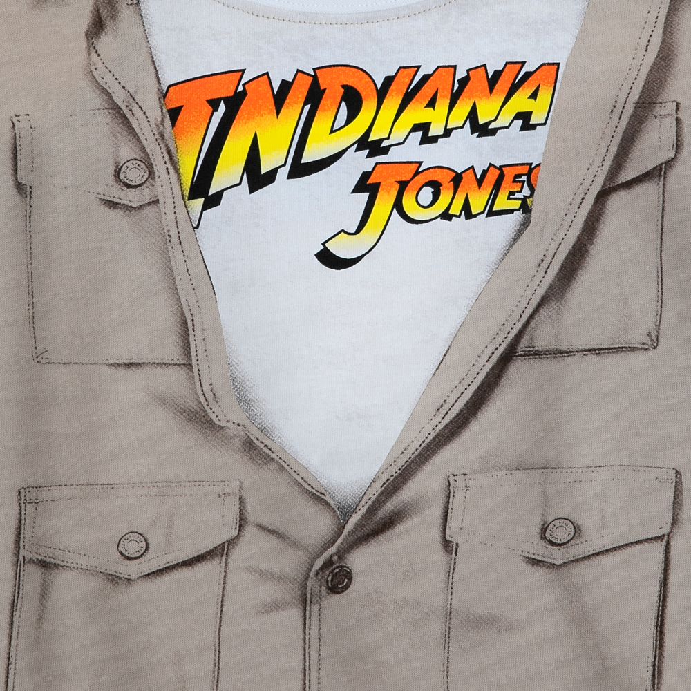 Indiana Jones Faux Button Shirt T-Shirt for Kids