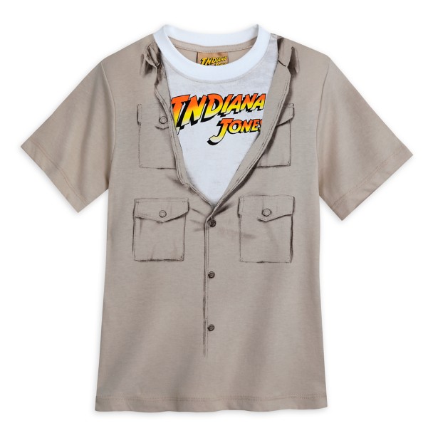 Indiana Jones Faux Button Shirt T-Shirt for Kids