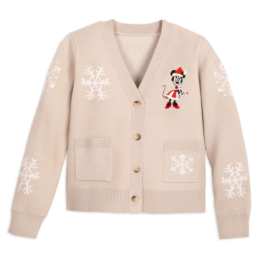Minnie Mouse Holiday Cardigan Sweater for Girls available online for purchase