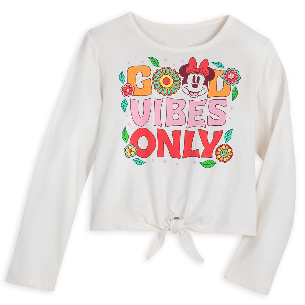 Minnie Mouse Long Sleeve Fashion T-Shirt for Girls Official shopDisney