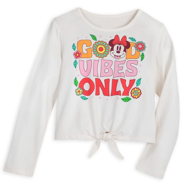 Minnie Mouse Long Sleeve Fashion T-Shirt for Girls