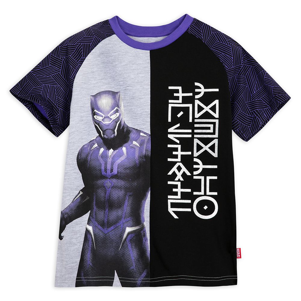 Black Panther Wakanda Forever Raglan Tee for Kids Official shopDisney