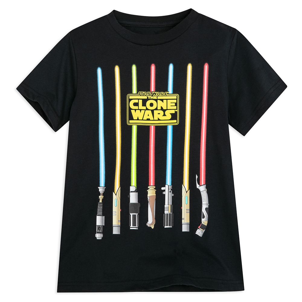 Star Wars: The Clone Wars LIGHTSABERS T-Shirt for Kids now available