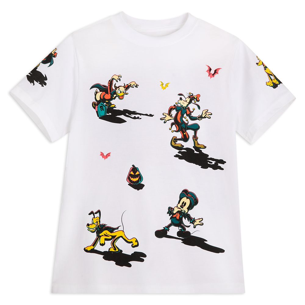 Disney Mickey Mouse Halloween Men's and Big Men's Graphic T-Shirt