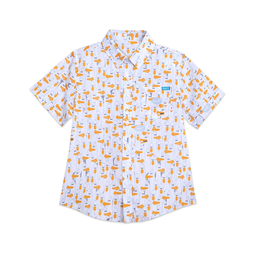 Finding Nemo Seagulls Mine RSVLTS Short Sleeve Shirt for Kids with KUNUFLEX Official shopDisney