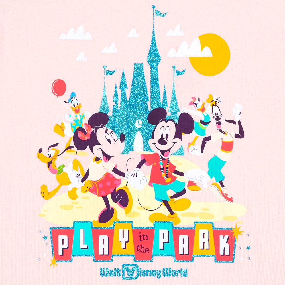 Mickey Mouse and Friends Play in the Park T-Shirt for Girls – Walt Disney World