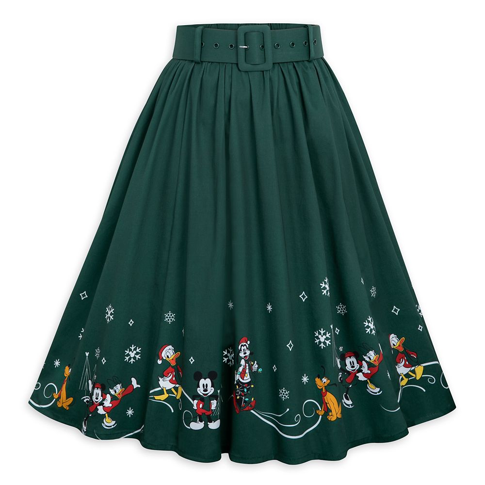 Mickey Mouse and Friends Holiday Skirt for Women by Her Universe – Buy It Today!