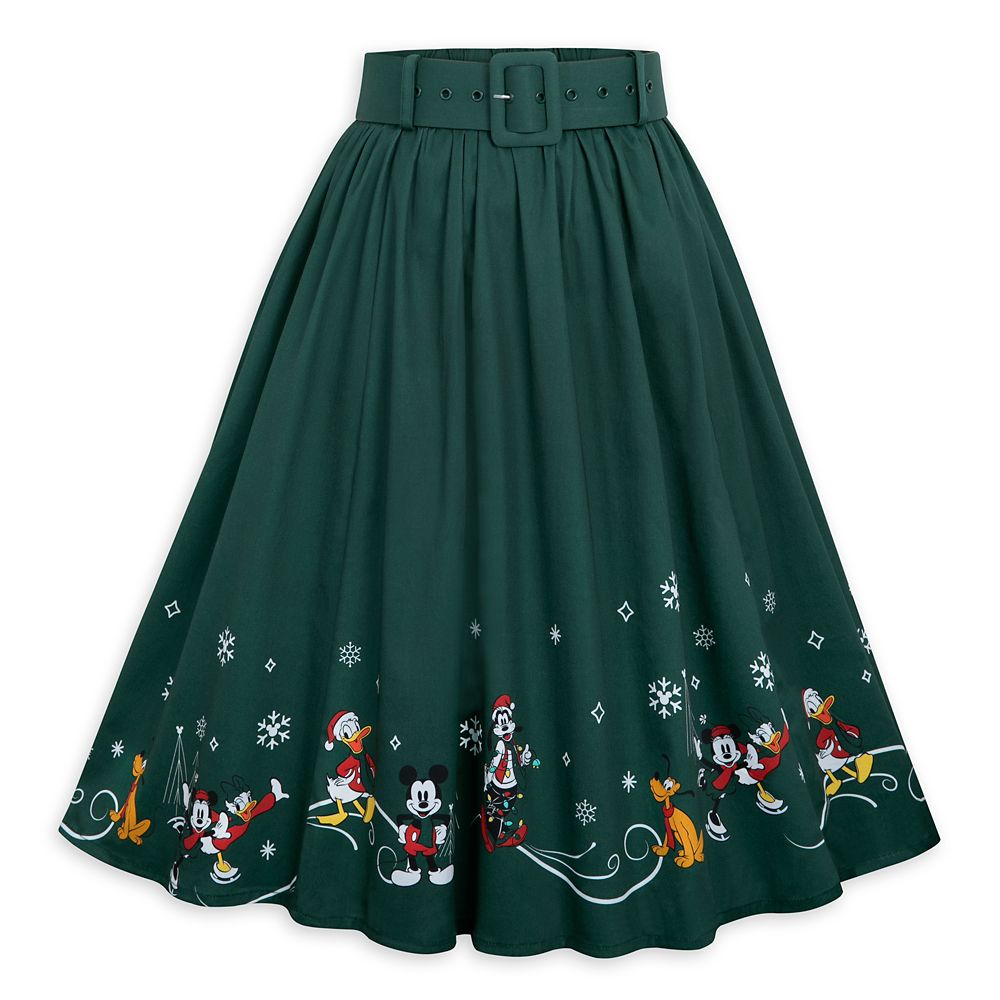 Mickey Mouse and Friends Holiday Skirt for Women by Her Universe