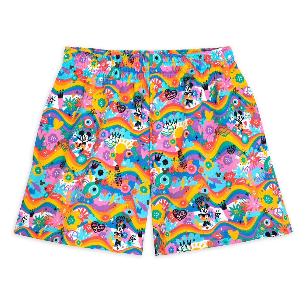 Mickey Mouse and Minnie Mouse Fleece Shorts for Women – Disney Pride Collection is now out