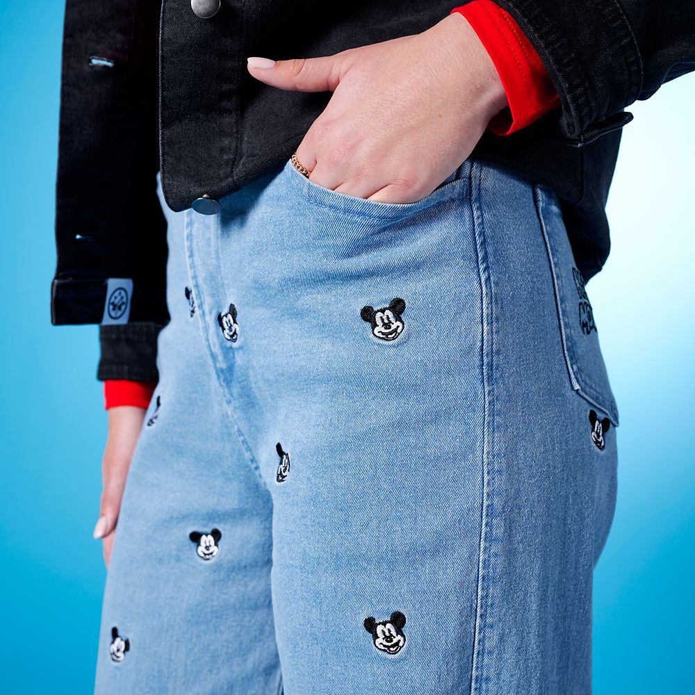 Mickey Mouse Denim Pants for Women by Cakeworthy