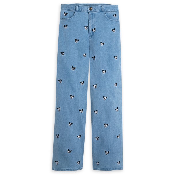 Mickey Mouse Denim Pants for Women by Cakeworthy