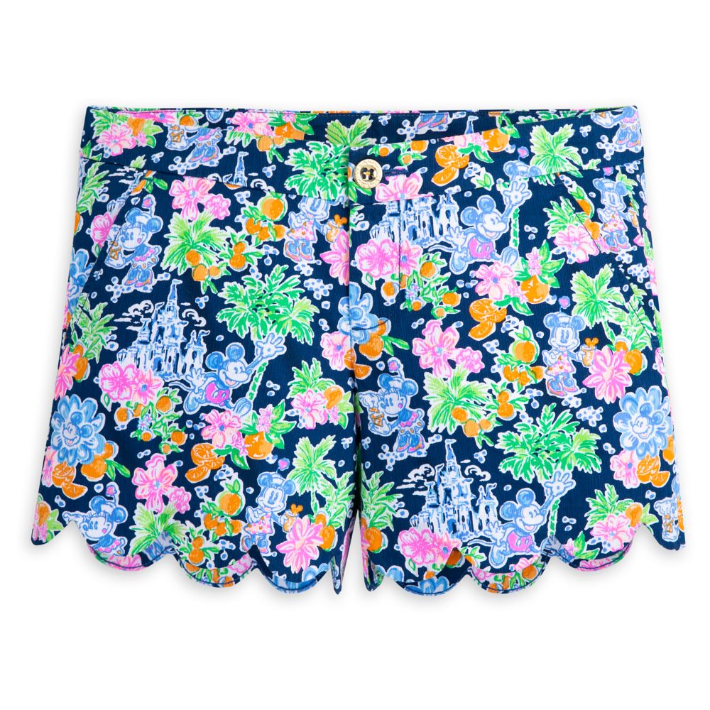 Mickey and Minnie Mouse Buttercup Shorts for Women by Lilly Pulitzer Disney Parks has hit the shelves for purchase Dis Merchandise News