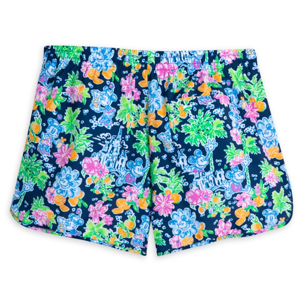 Mickey and Minnie Mouse Ocean Trail Shorts for Women by Lilly Pulitzer ...