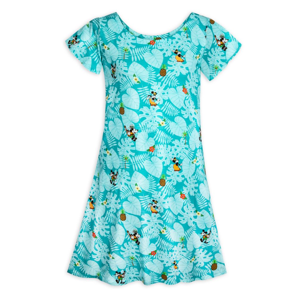 Mickey and Minnie Mouse Indigo T-Shirt Dress for Women by Tommy Bahama now available online