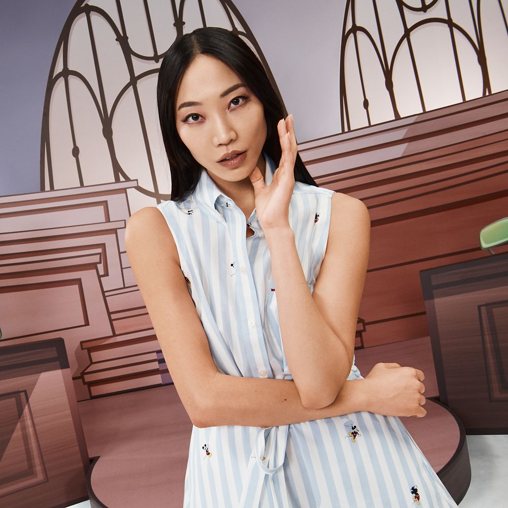 Mickey Mouse Sleeveless Shirt Dress for Women by Tommy Hilfiger &ndash; Disney100