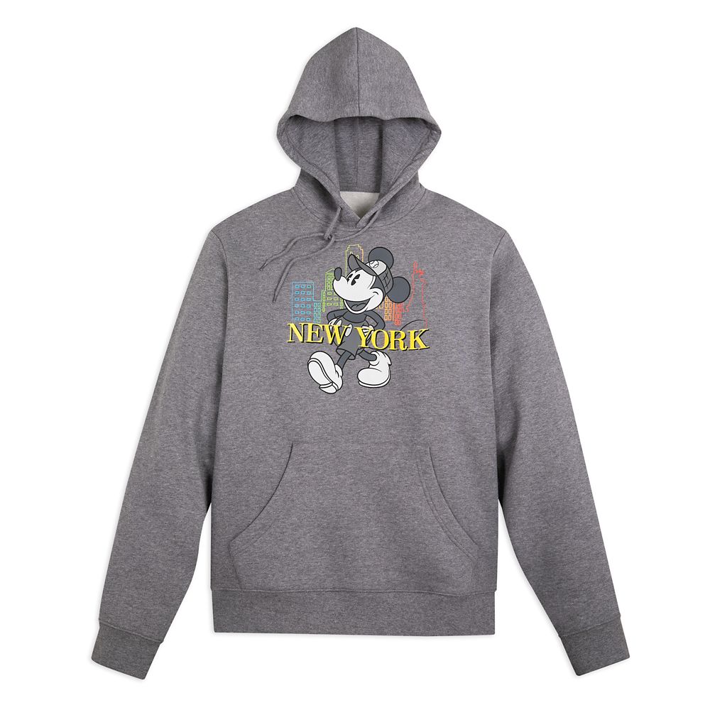 Mickey Mouse New York Pullover Hoodie for Adults Official shopDisney