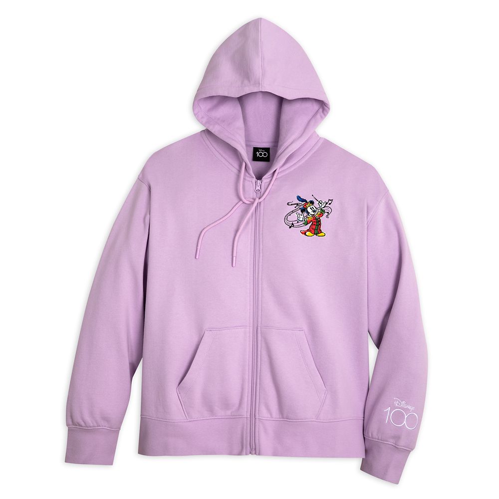 Mickey Mouse Zip Hoodie for Women – Disney100 Special Moments