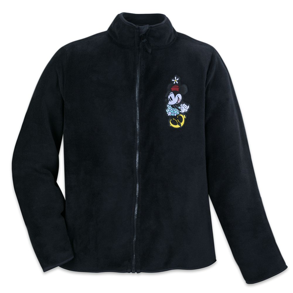 Minnie Mouse Zip Fleece Jacket for Women here now