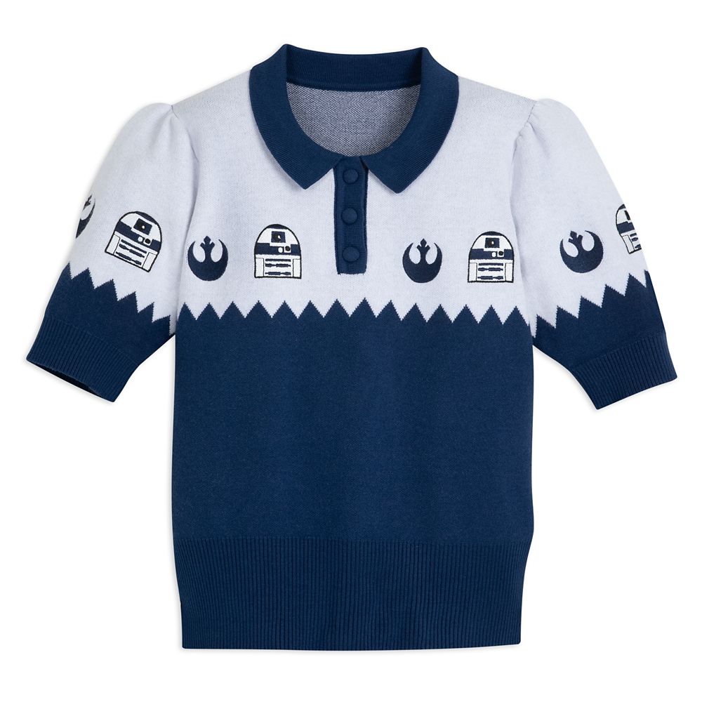 R2-D2 Knit Polo for Women by Her Universe &ndash;&nbsp;Star Wars