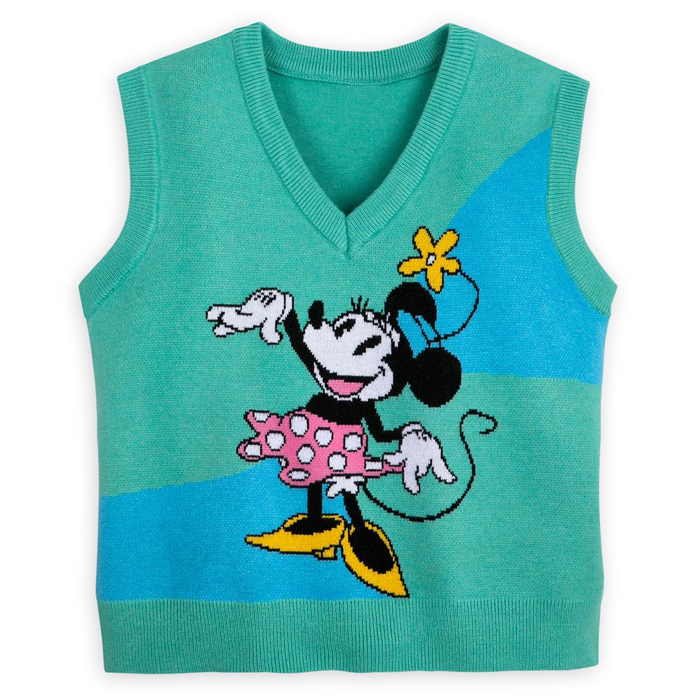 Fantasierijk En Leonardoda Minnie Mouse Sweater Vest for Women – Mickey & Co. | shopDisney