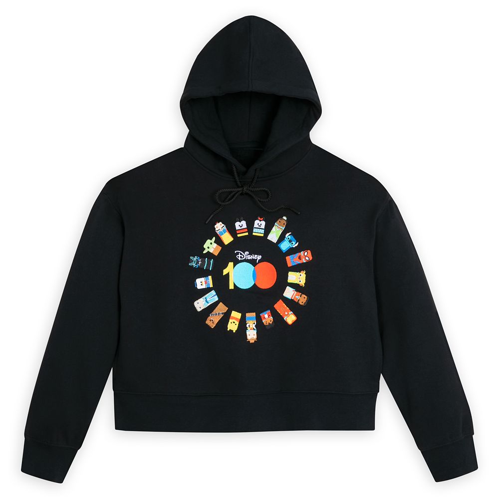 Disney100 Unified Characters Pullover Hoodie for Women is now out for purchase