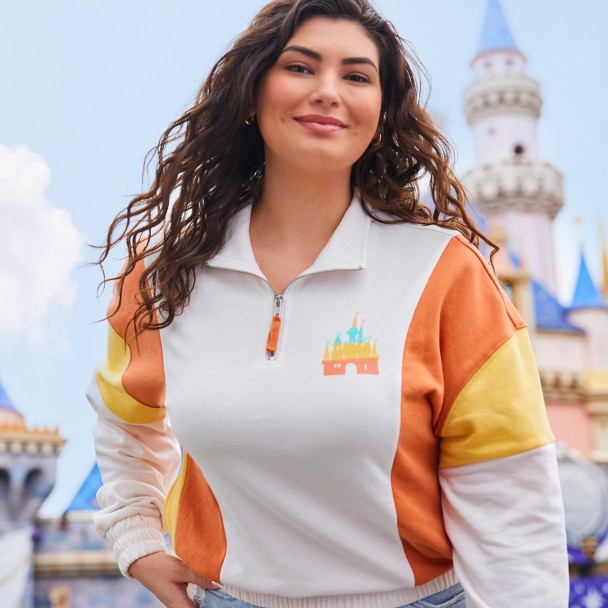 Disneyland ''Living My Best Disney Life'' 3/4 Zip Pullover Hoodie for Women