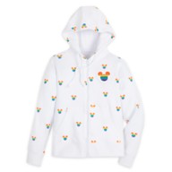 Mickey Mouse Icon Zip Hoodie for Women – Disney Pride Collection