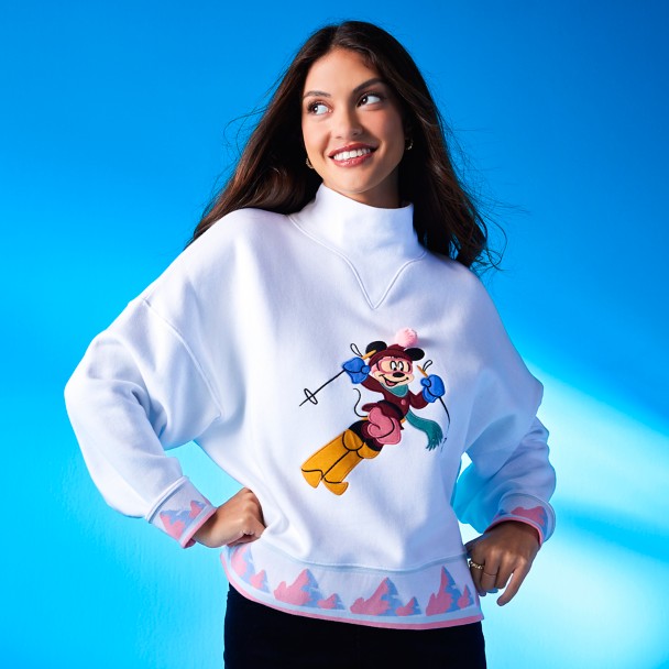 Minnie Mouse Holiday Homestead Pullover Sweatshirt for Women