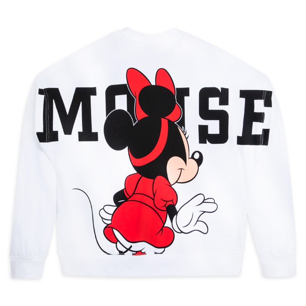 Minnie Mouse Back to Front Pullover Sweatshirt for Women