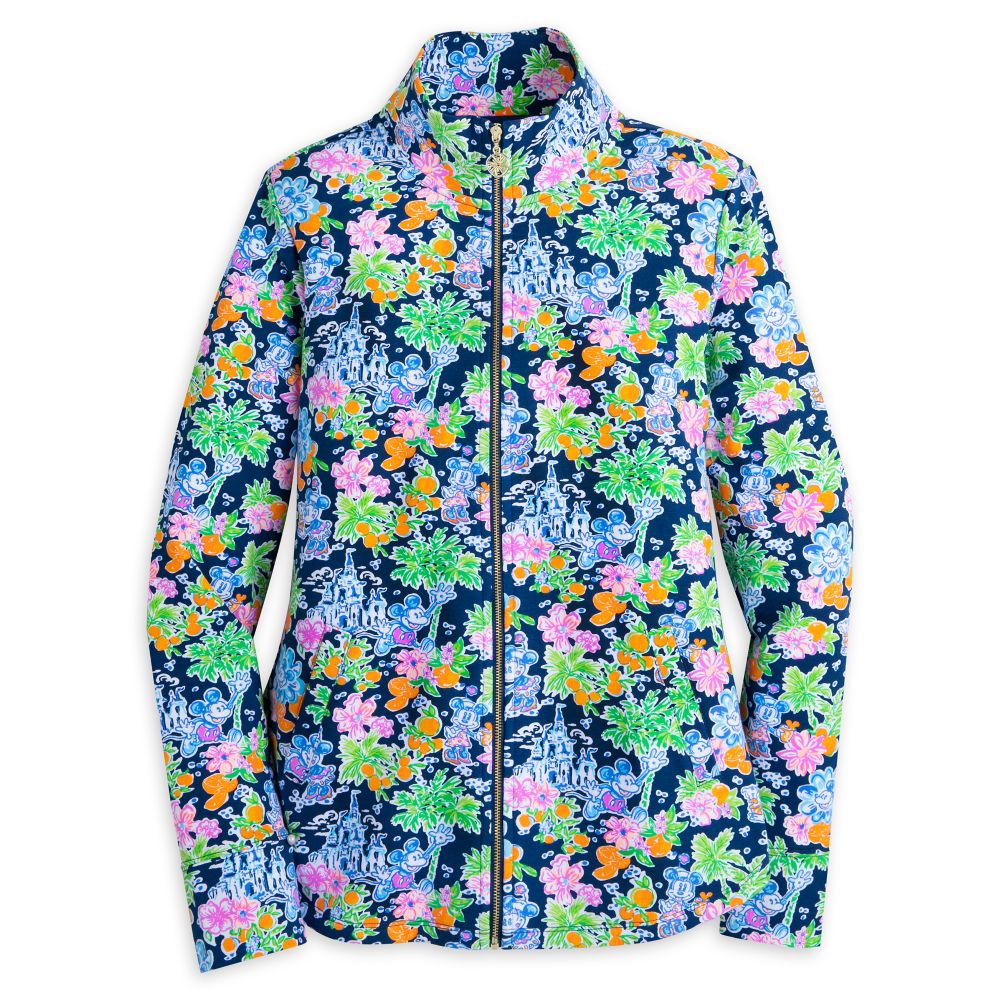 Mickey and Minnie Mouse Zip Jacket for Women by Lilly Pulitzer – Disney Parks here now