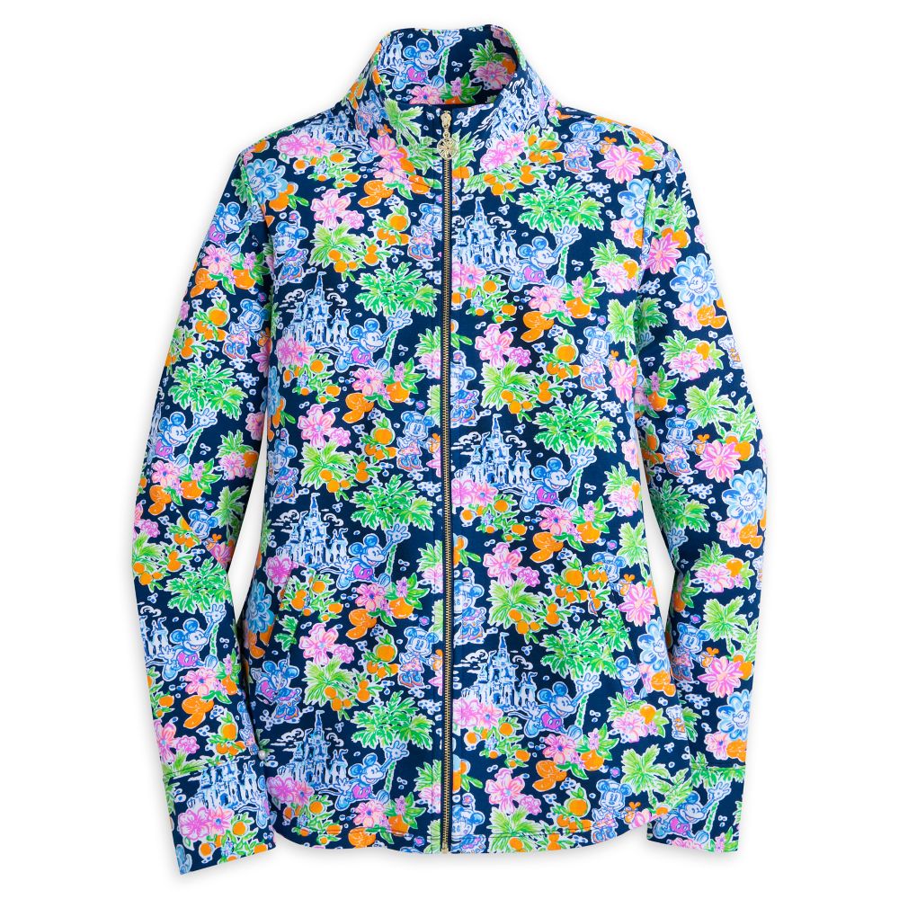 Mickey and Minnie Mouse Zip Jacket for Women by Lilly Pulitzer – Disney Parks