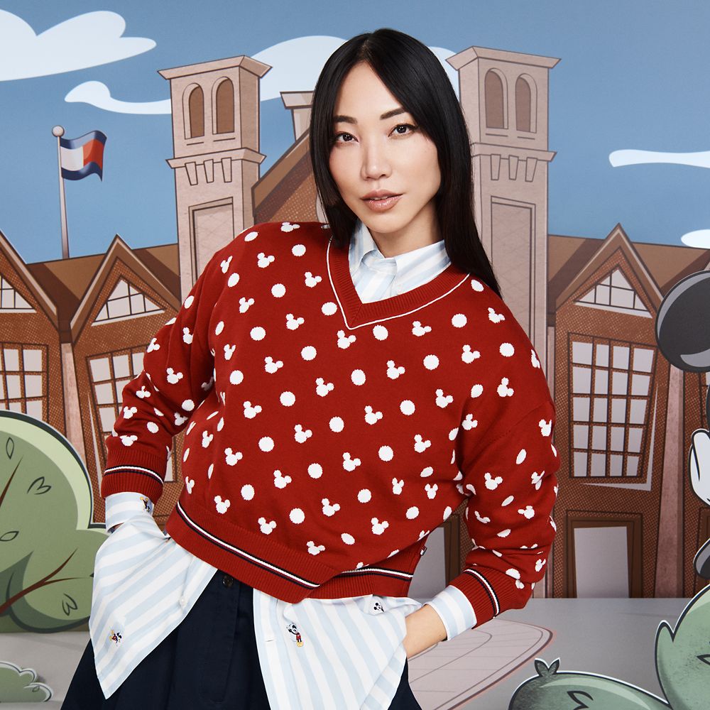 Mickey Mouse Polka Dot Sweater for Women by Tommy Hilfiger &ndash; Disney100