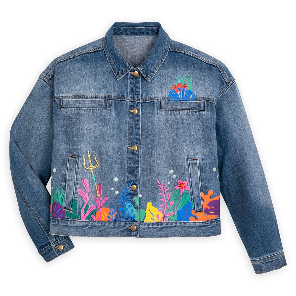 The Little Mermaid Denim Jacket for Women – Live Action Film