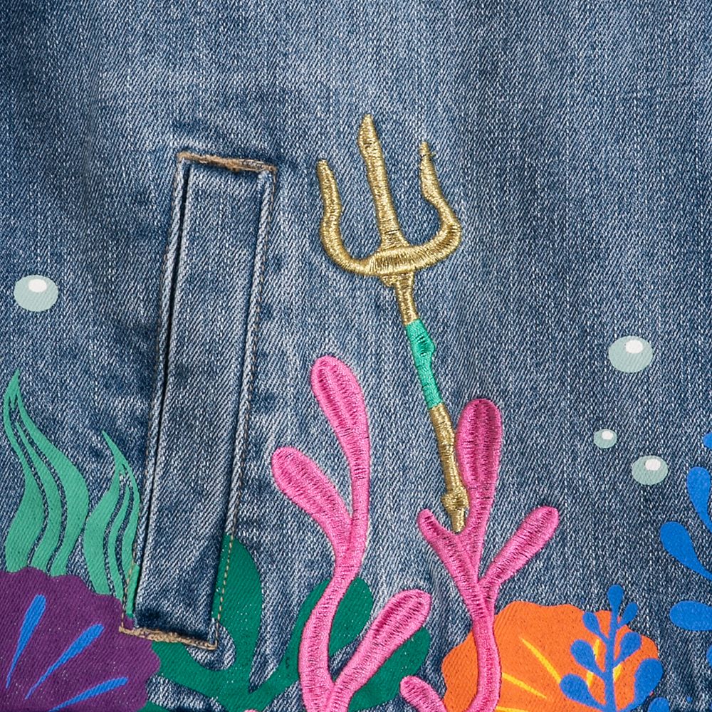 The Little Mermaid Denim Jacket for Women – Live Action Film