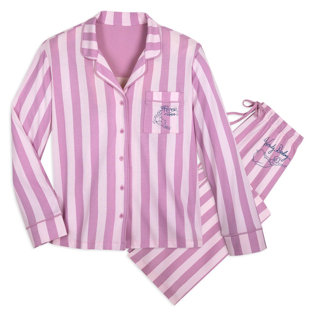 Peter Pan and Wendy Striped Pajama Set for Women Official shopDisney