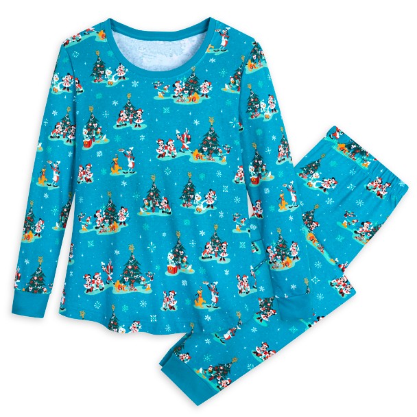 Mickey Mouse and Friends Holiday Family Matching Sleep Set for Women