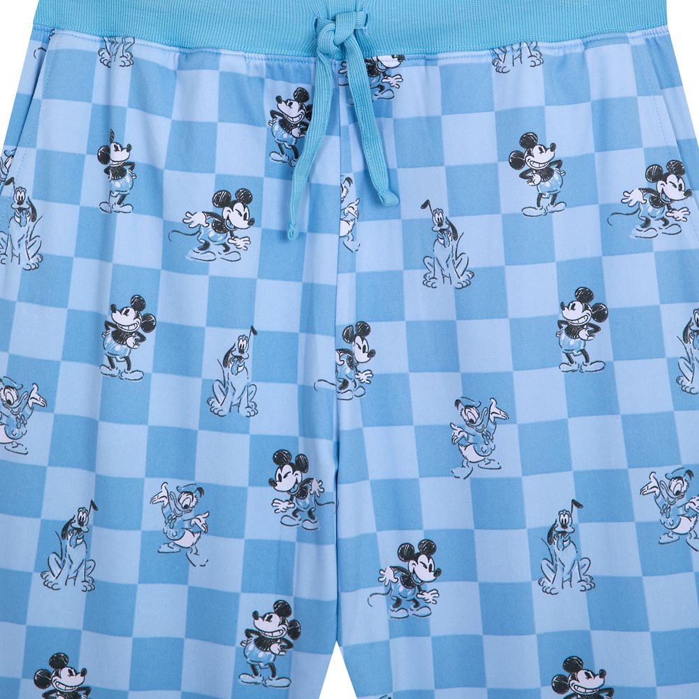 Mickey Mouse and Friends Checkered Sleep Pants for Adults by Munki Munki