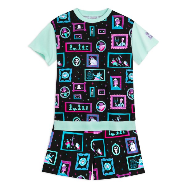 The Haunted Mansion Ghosts Short Sleep Set for Women