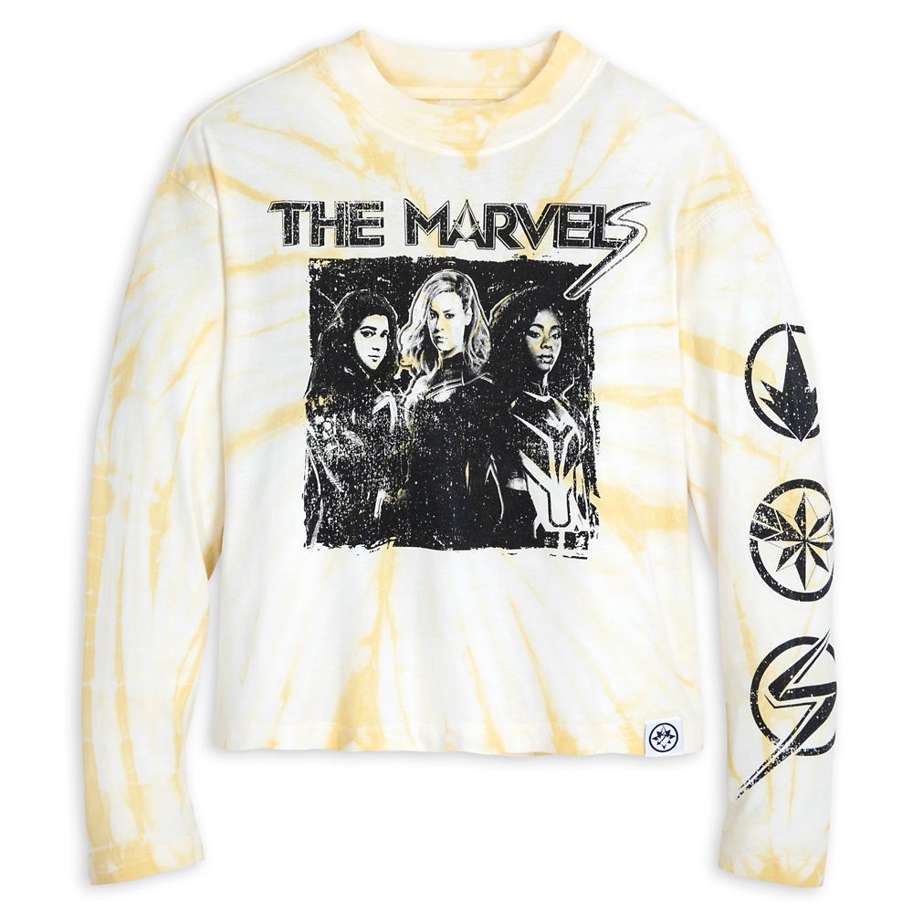 The Marvels Long Sleeve Tie-Dye T-Shirt for Women Official shopDisney