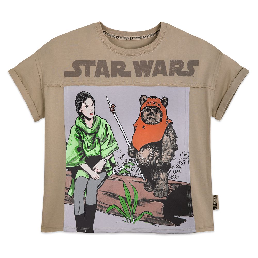Princess Leia and Wicket T-Shirt for Women – Star Wars: Return of the Jedi 40th Anniversary has hit the shelves