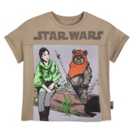 Princess Leia and Wicket T-Shirt for Women – Star Wars: Return of the Jedi 40th Anniversary