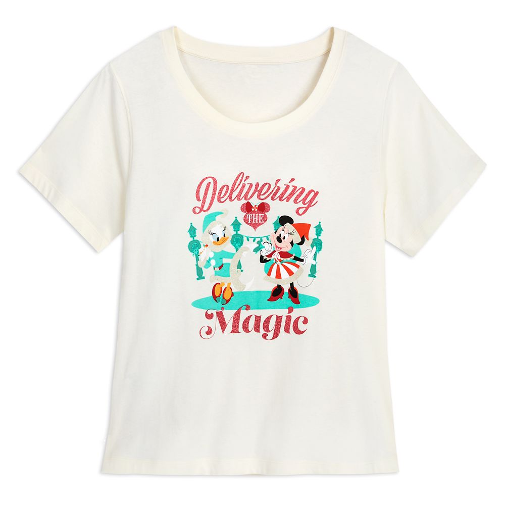 Minnie Mouse and Daisy Duck Disney Classics Christmas T-Shirt for Women