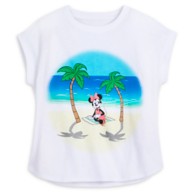 Minnie Mouse Summer Beach T-Shirt for Women