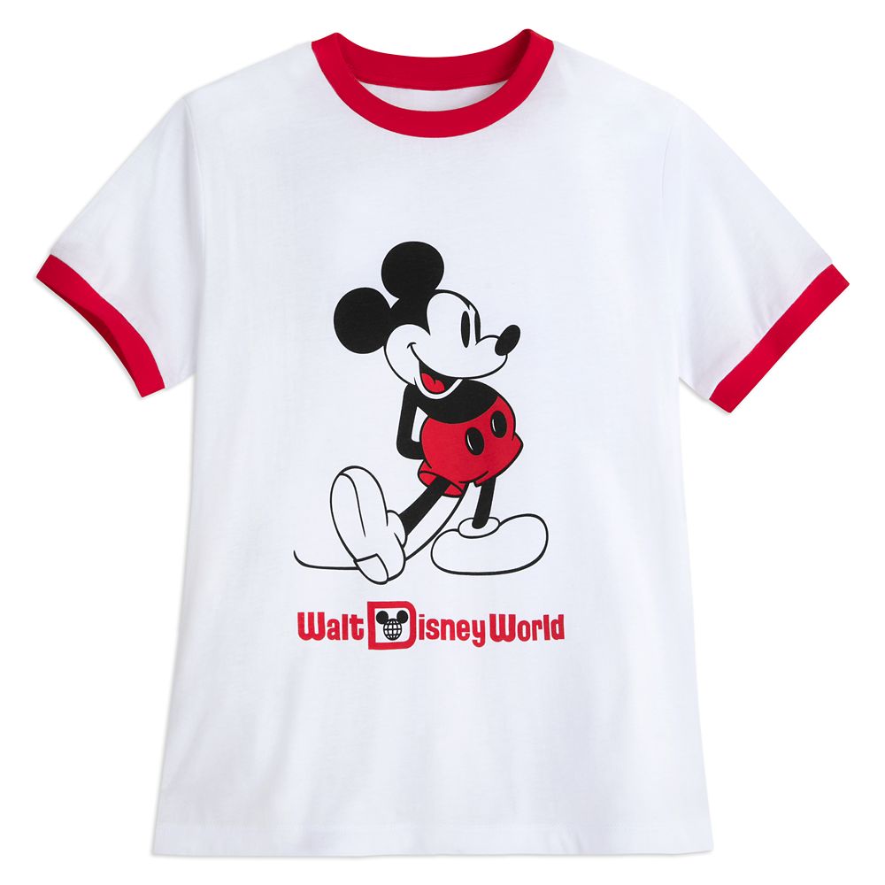 Mickey Mouse Standing Ringer T-Shirt for Women – Walt Disney World